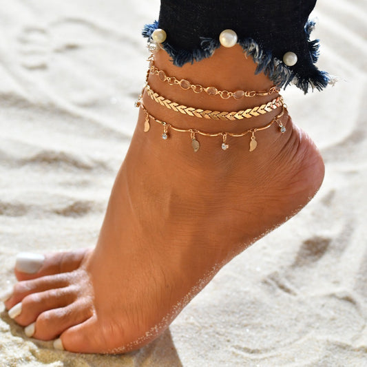 Sunset Anklets